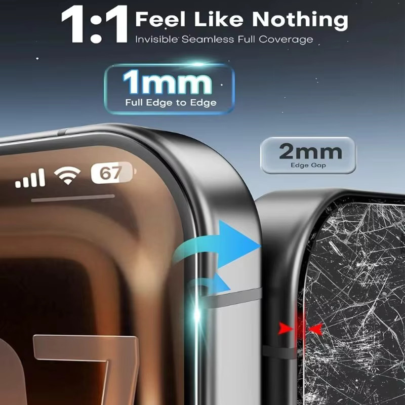 5er-Pack Displayschutzfolien für Xiaomi 17 Ultra, transparent, extrem dünn und bruchsicher - Bild 5
