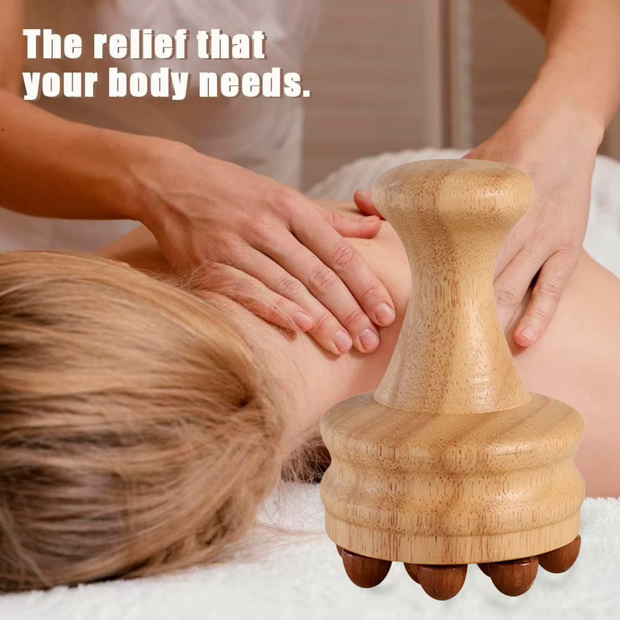 YQQGD Holz Massagewerkzeug, Anti-Cellulite Massagegerät, Unisex - Bild 3