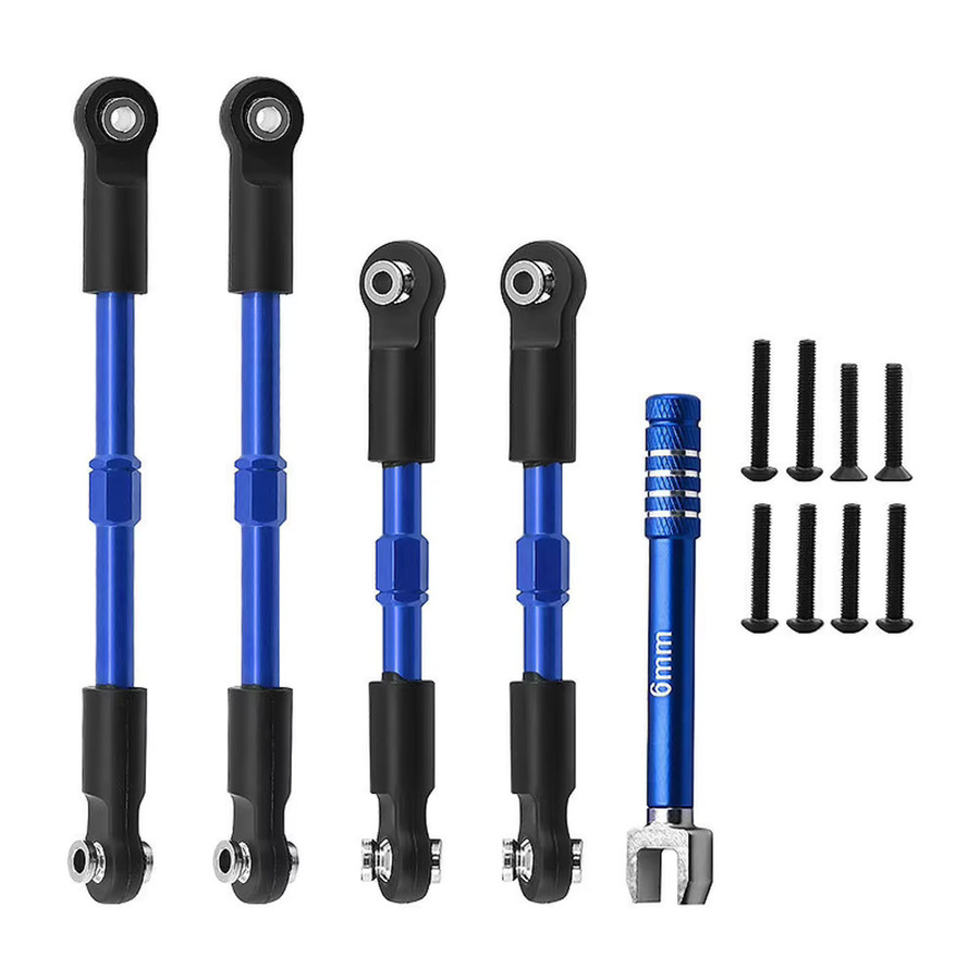 ARRMA Metallspannschloss Camber Links Zehenlinks Set, Blau, Zubehör - Bild 3