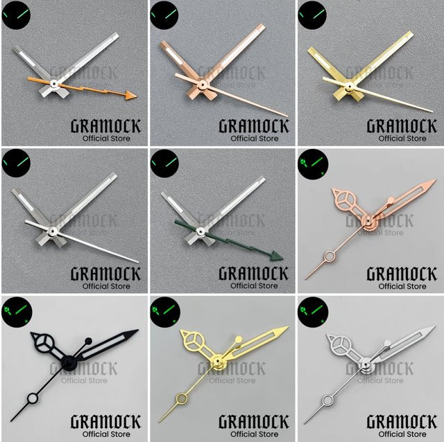 GRAMOCK Uhr, Quarzwerk, Bunt, Silber, Schwarz, Gold, Rose, Grün, Orange - Bild 1