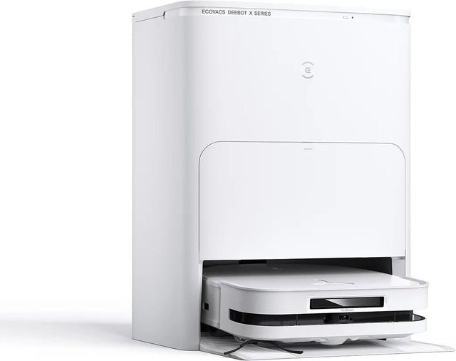 Ecovacs DEEBOT X5 OMNI Saugroboter mit Wischfunktion und Heißwasserreinigung in Weiß - Bild 1
