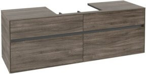 Villeroy & Boch Waschtischunterschrank Collaro in Stone Oak, Breite: 160 cm, Tiefe: 54,8 cm, Höhe: 50 cm - Bild 1