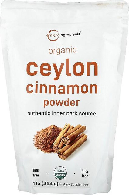 Rworld Essentials Bio Ceylon Zimt Pulver 454 g - Bild 1