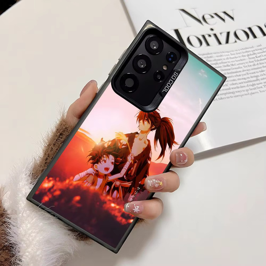 Anime Hyakkimaru Silikon Handyhülle für Samsung Galaxy S25 Edge S24 S23 S22 S21 S20 Ultra in Bunt und Silber - Bild 4