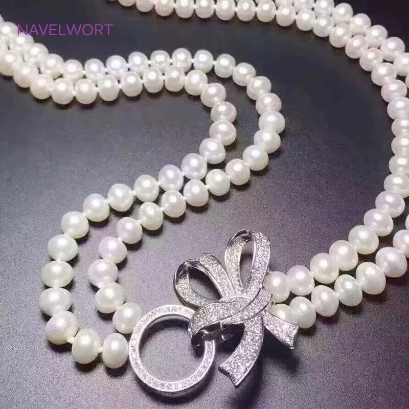 Perlenverschlüsse, 18 Karat vergoldet, Zirkon, für Armbänder - Bild 1