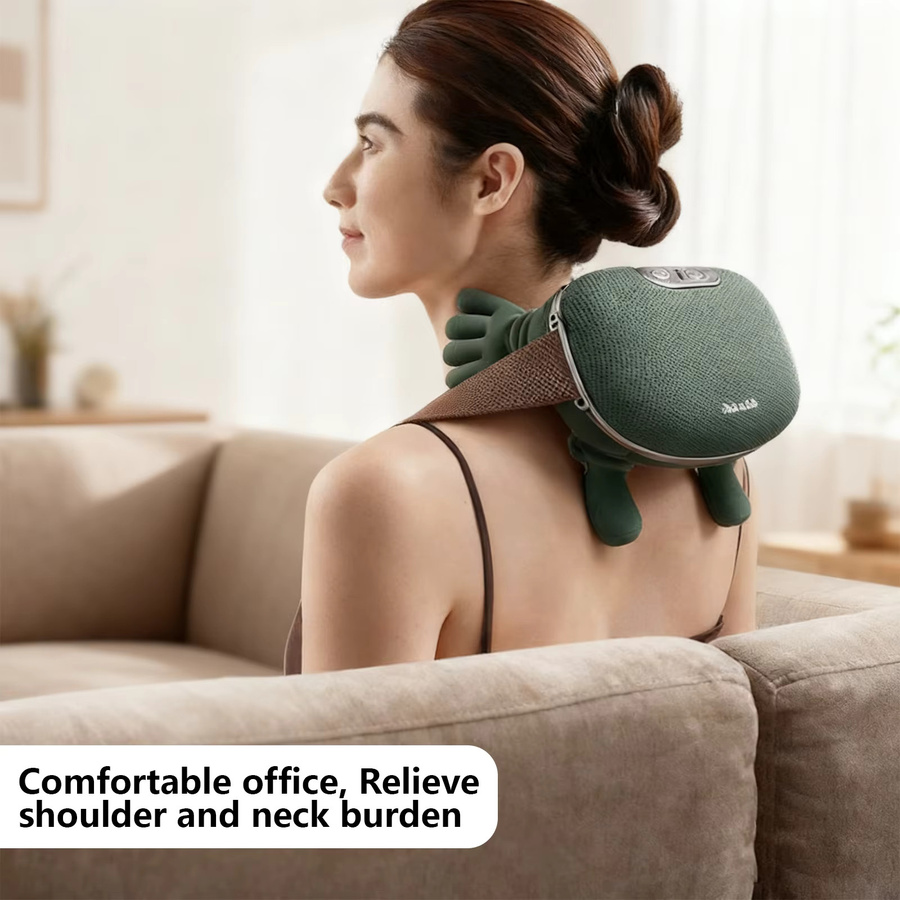 Avehrit Beheiztes Nacken-Schulter-Massagegerät, Schwarz, Unisex - Bild 7