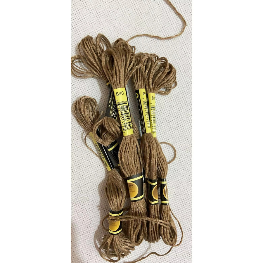 DMC Stickgarn Set Kreuzstich Floss in Regenbogenfarben 10 Farben für DIY Handwerk und Armbänder - Bild 4