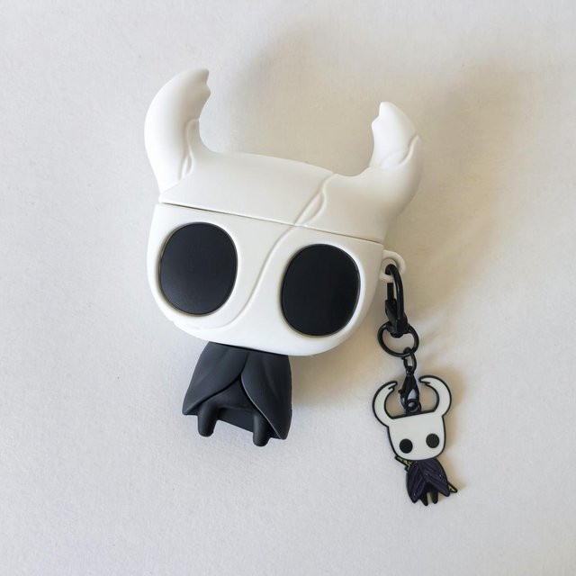 Hollow Knight Zote Kopfhörerhülle für AirPods Pro 3, AirPods 1, 2, 3, 4 und Pro 2, weiche Schutzhülle in Weiß - Bild 1