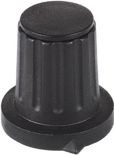 Mentor Drehknopf mit Zeiger Schwarz Matt Ø 15 mm x H 20 mm - Bild 1