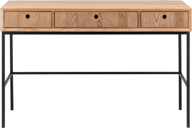 Bessagi Home Konsolentisch Milano in Esche und Schwarz, B/T/H: 120 x 40 x 77 cm - Bild 1