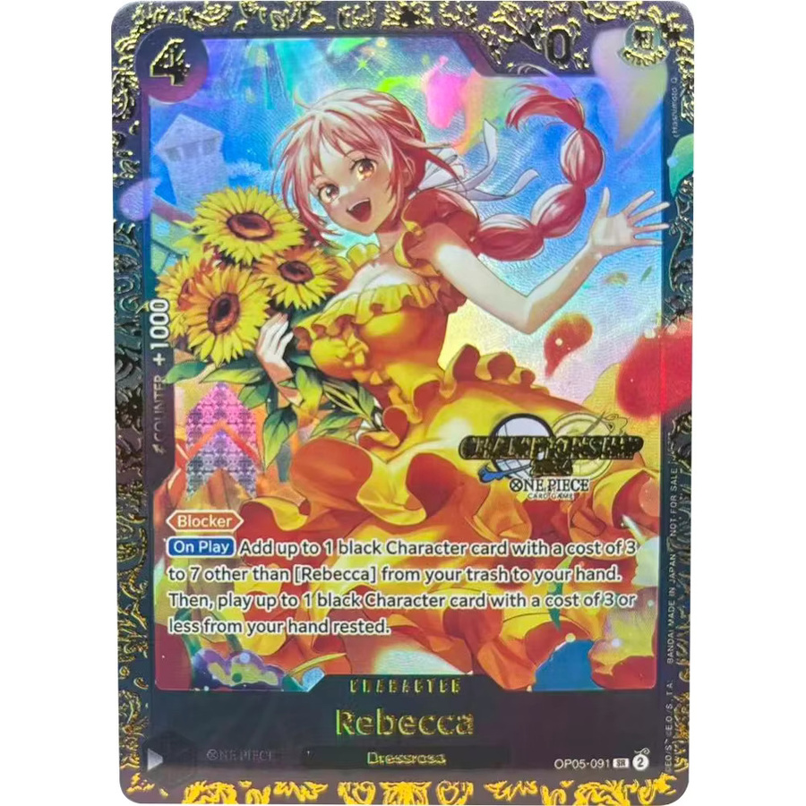 Bandai One Piece Sammelkarten 2024, Championship Shirahoshi Rebecca - Bild 2
