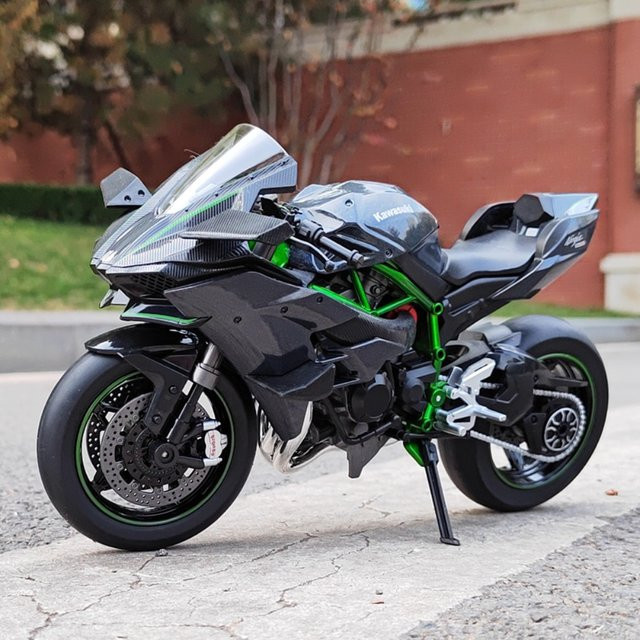 MAKEDA H2R 1199 Motorradmodell, Maßstab 1:9, mit Sound und Licht - Bild 1