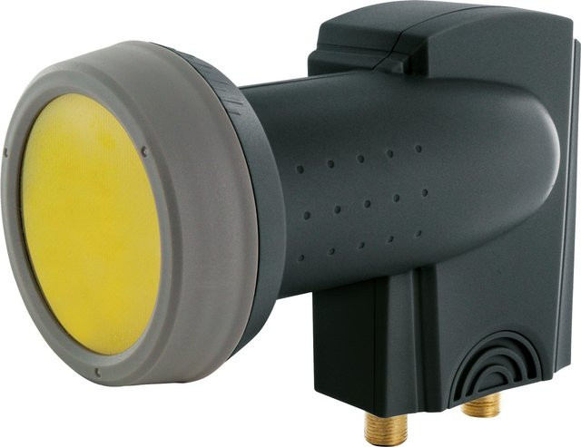 Schwaiger Digital Twin LNB SPS6814A in Anthrazit mit vergoldeten Anschlüssen - Bild 1