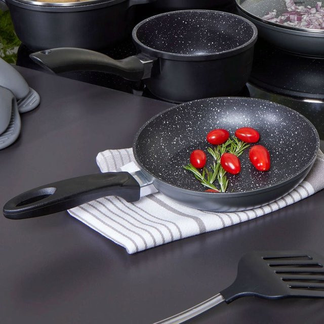 NKD Bratpfanne mit Antihaftbeschichtung aus Keramik in Schwarz, Durchmesser: 20 cm - Bild 1