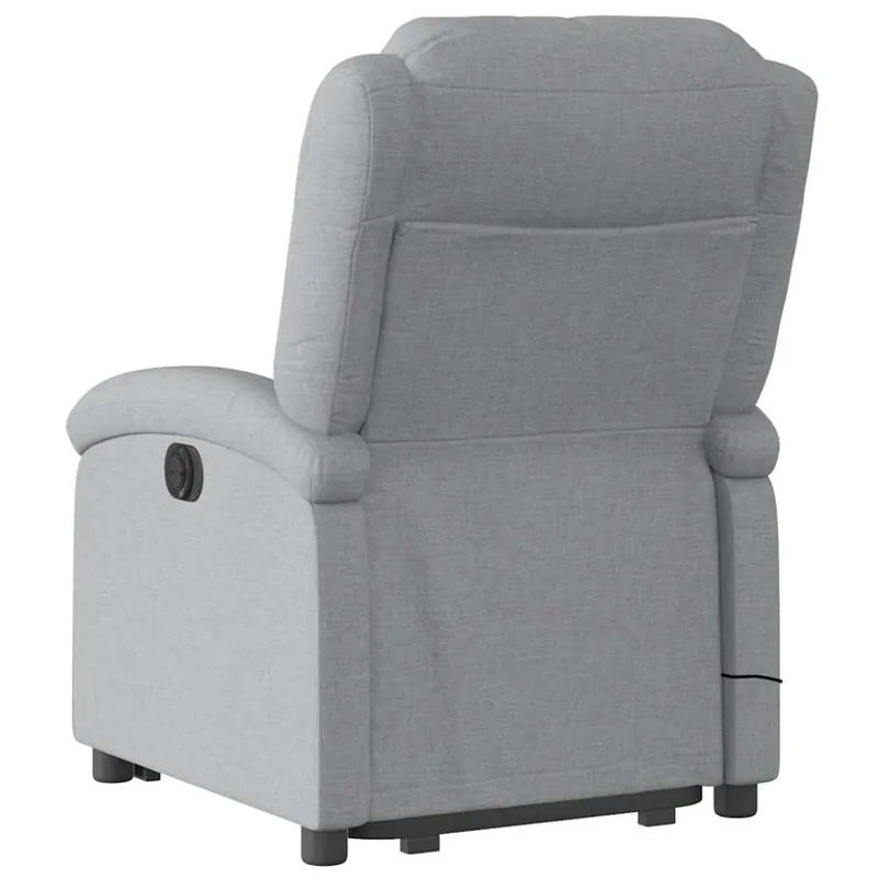 Vidaxl Relaxsessel Aufstehhilfe Massagesessel verstellbar in Grau aus Stoff - Bild 2