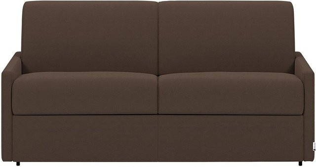Vente-unique Schlafsofa Calife in Braun mit Stoffbezug und Maßen von Breite: 170 cm - Bild 1
