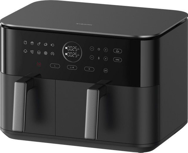 Xiaomi Dual Zone Air Fryer Doppel-Heißluftfritteuse, 10 l, Schwarz - Bild 1