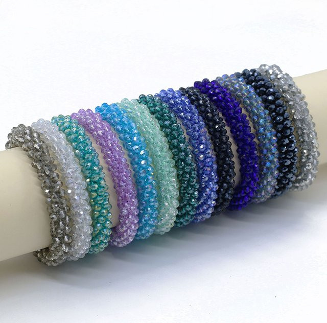 UMTNOR Armbänder, Kristall, Bunt, Vintage, Damen - Bild 1
