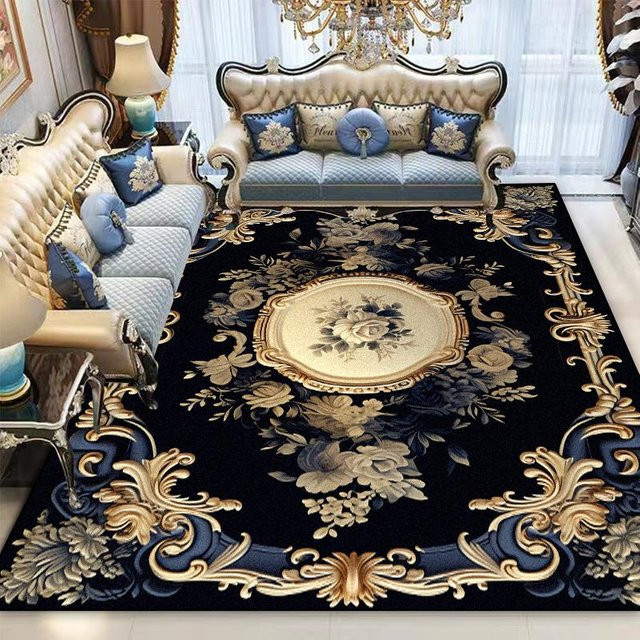 Luxuriöser Perserteppich JGJG in Multicolour, moderner geometrischer Teppich aus Polyester für Wohnzimmer und Schlafzimmer, rutschfest und waschbar, B/T: 200 x 300 cm - Bild 1