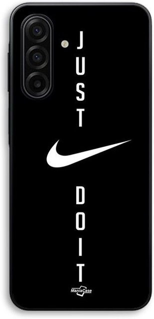 Maniacase Handyhülle für Samsung Galaxy A17 mit Nike Logo Just do it Design in Schwarz - Bild 1