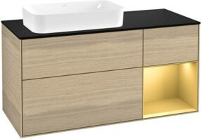 V&B Waschtischunterschrank Finion mit Wandbeleuchtung, Breite: 120 cm, Tiefe: 50,1 cm, Höhe: 50,1 cm - Bild 1