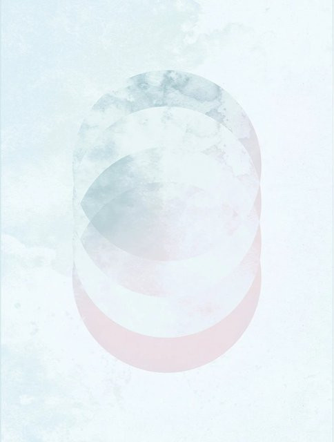 Komar Wandbild Tessera Glacies Paper Poster Multicolour B: 30 cm, H: 40 cm - Bild 1