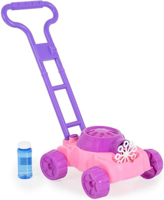 Moni Rasenmäher Bubble, Seifenblasenfunktion, Kunststoff, rosa, ab 3 Jahre - Bild 1