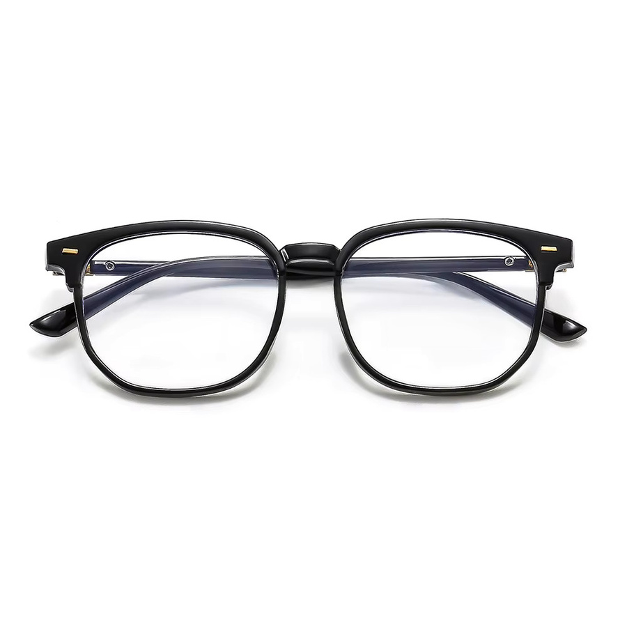VABBON Lesebrille, Retro, Vollrand, Kunststoff, Schwarz, Unisex - Bild 2