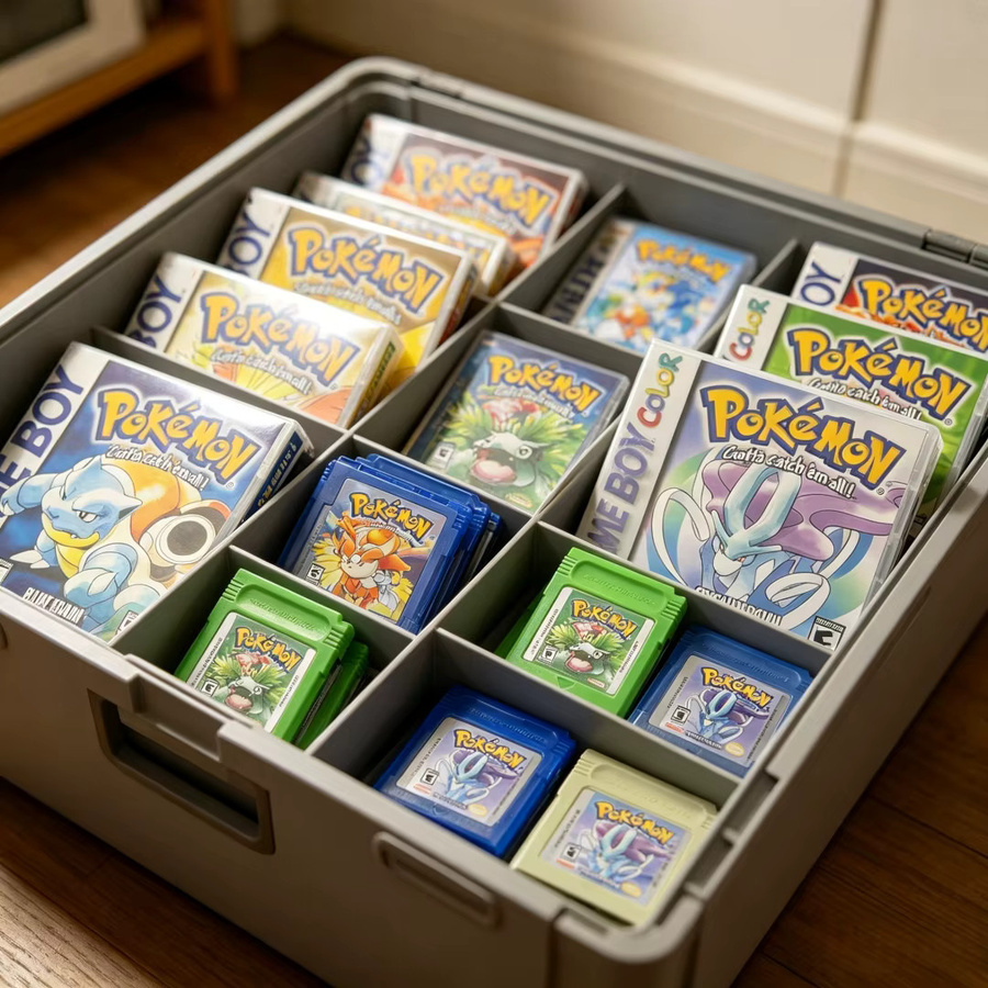 Pokemon-Serie Kristall Gold Blau Grün Rot Silber Gelb, Videospiel für GBC - Bild 2
