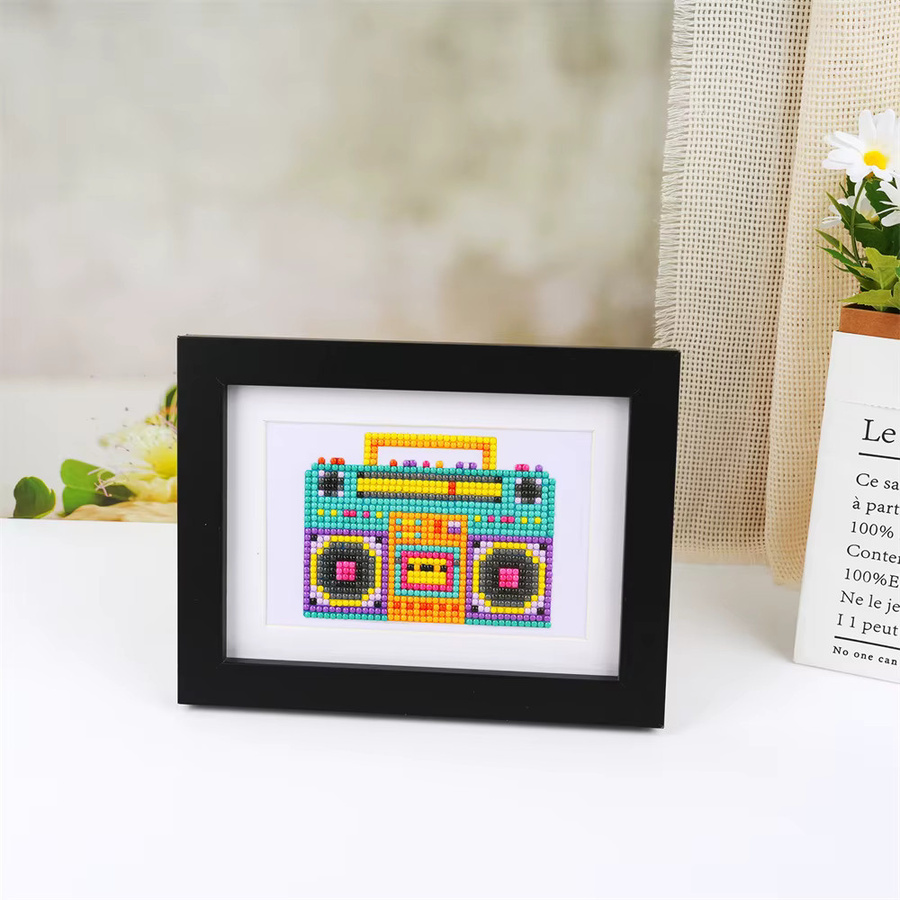 Momoart DIY Diamant Mosaik, Cartoon, Handwerk Kit, Bunt / Mehrfarbig - Bild 2