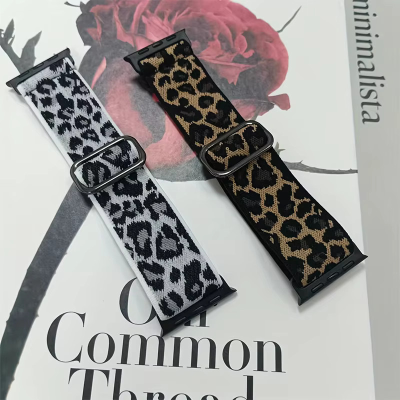 Uhrenarmband Nylon, Leoparden, Unisex - Bild 3