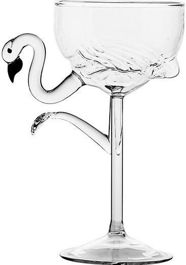 Chic Home Cocktailglas mit Flamingo Design, weiß, 200 ml - Bild 1