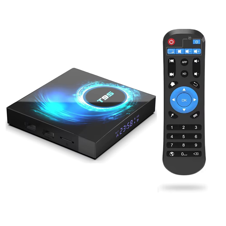 ATV T95 Smart TV Box Android 16 mit 8 GB RAM und 128 GB Speicher, 8K Streaming Media Player in Schwarz mit Bluetooth 6.0, Dual Wifi 5G und Google Assistant - Bild 6