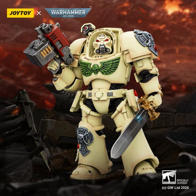 JOYTOY Warhammer 40K Dark Angels Deathwing Terminator, Animationsfigur, 1/18 - Bild 1