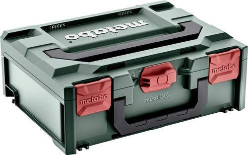 Metabo metaBOX 145 Maschinenkoffer aus Kunststoff in Grün/Rot B/T/H: 39,6 x 29,6 x 14,5 cm - Bild 1