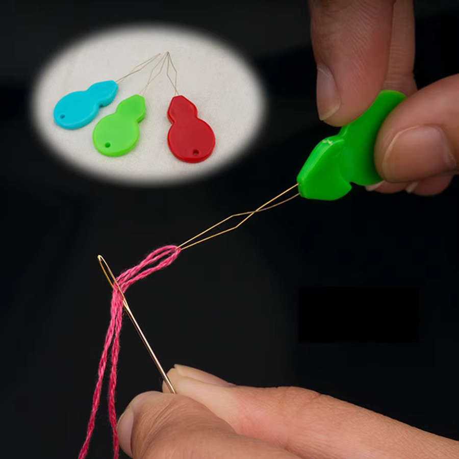 DIY Nadel Einfädler Set für Hand- und Maschinenarbeit zum einfachen Einfädeln von Nadeln - Bild 3