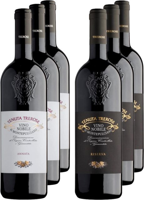 Tenuta Trerose Vino Nobile Rotwein 6 x 0,75 l - Bild 1