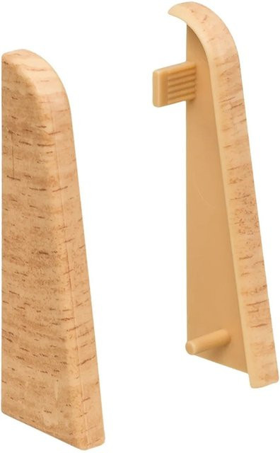 Living by Haro Endkappe Buche in Beige und Braun, 2 Stück - Bild 1