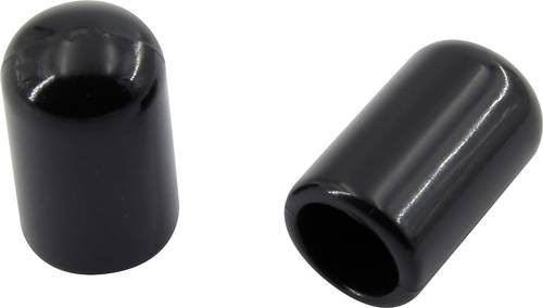 TRU Components Endkappe Schwarz, Innendurchmesser 6,30 mm, 100 Stück - Bild 1