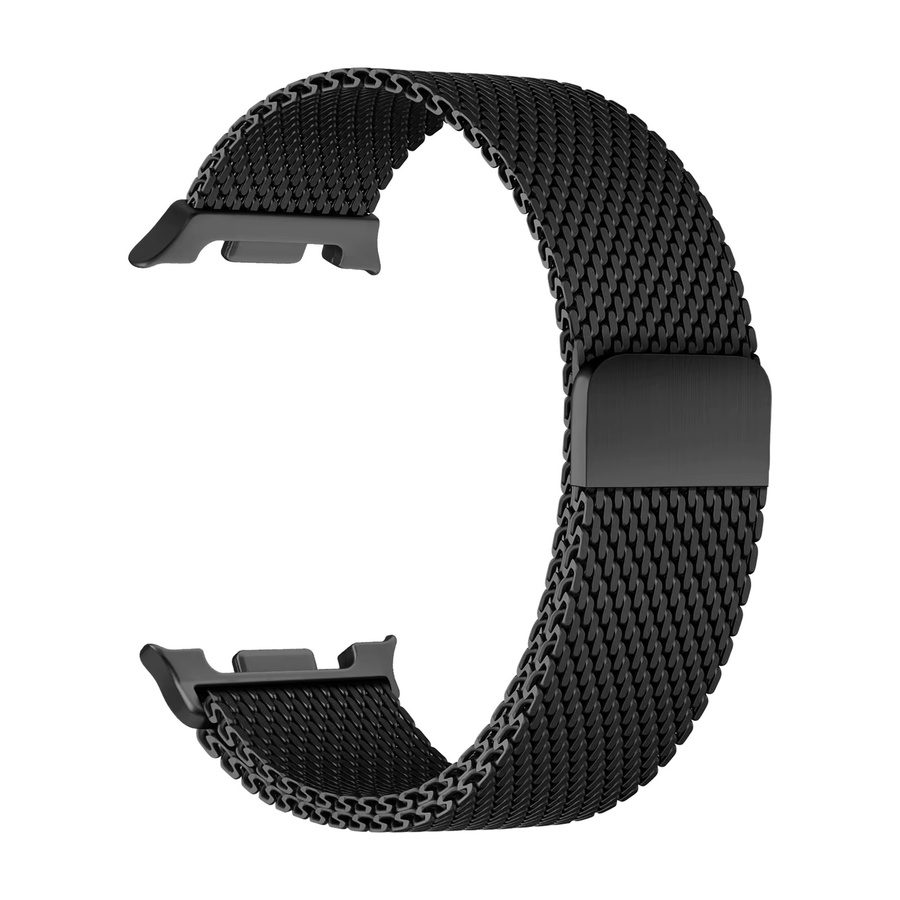 KILPILLS Uhrenarmband Edelstahl, Milanaise, Schwarz, Unisex - Bild 2