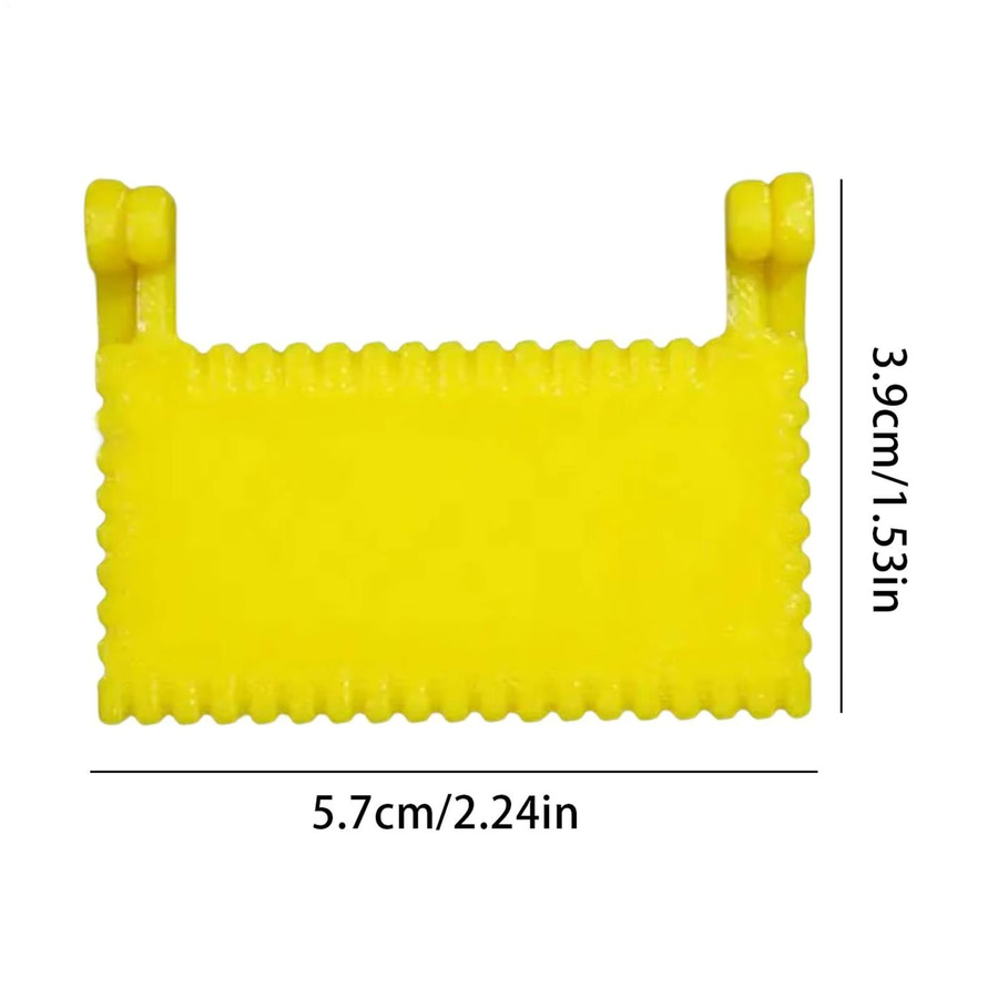 Weiße Nähführung aus Kunststoff für Anfänger und Senioren mit 4 mm und 3 mm Abstand - Bild 6