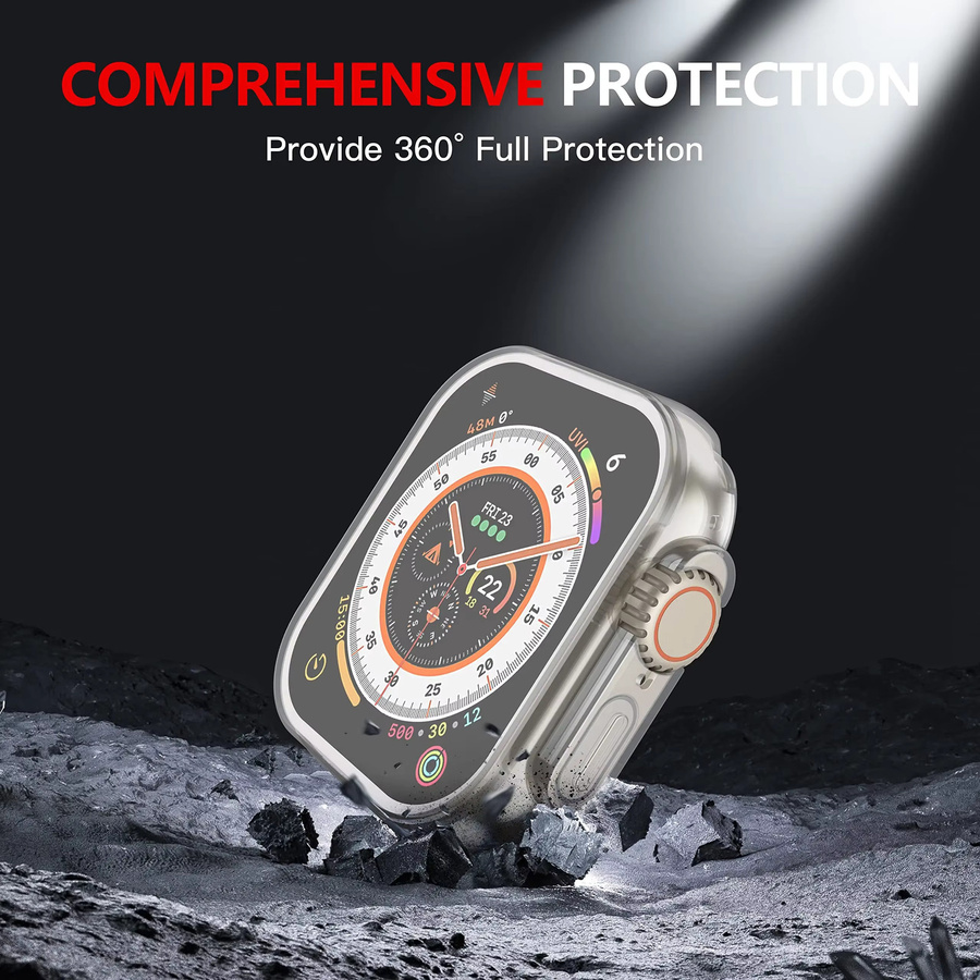 Hiyii Uhrengehäuse für Apple Watch, transparent, Unisex - Bild 4