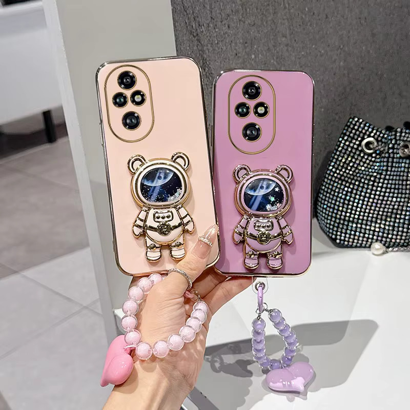 Schutzhülle mit Lanyard für Honor 200, 200 Pro, 200 Lite, 90 und Magic 6 Pro in Weiß - Bild 1