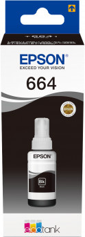 Epson Nachfülltinte T6641 Ecotank Schwarz C13T66414010 - Bild 2
