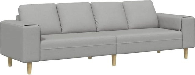 vidaXL Wohnzimmer Couch in Wolkengrau, modernes Design mit Polsterung, B/T/H: 250 x 77 x 76 cm - Bild 1