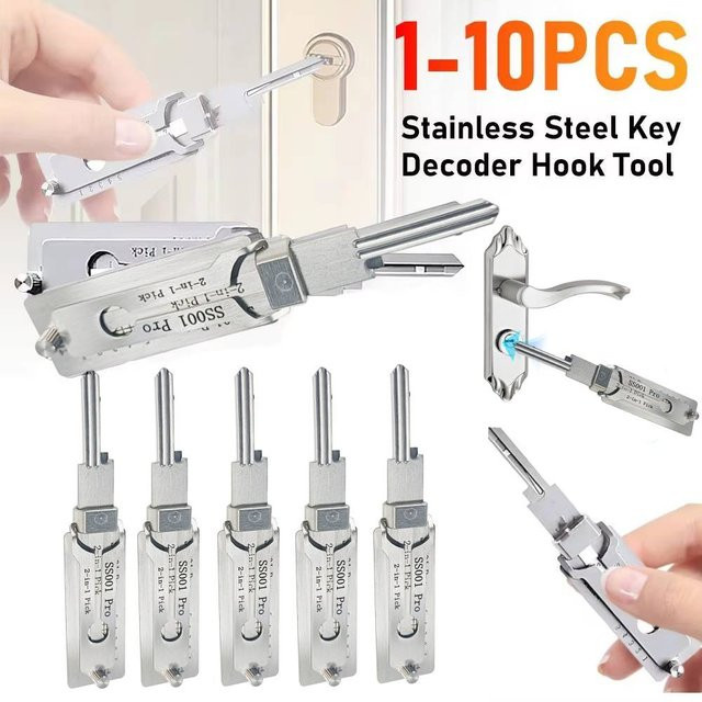 ANENG Lockpicking Lock Decoder O-Ring Pickup Kit Präzisions-Schlosserwerkzeug zur Türwartung und Reparatur - Bild 1