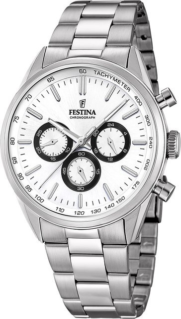 Festina Chronograph, Quarz, Edelstahl, 44 mm, Herren - Bild 1
