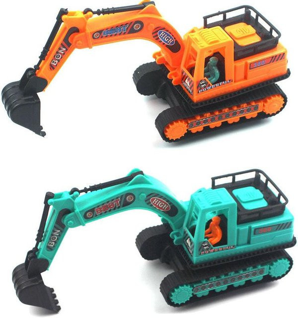 One Piece Trägheits-LKW-Bagger, Puzzle-Modellspielzeug, orange, ab 4 Jahren - Bild 1