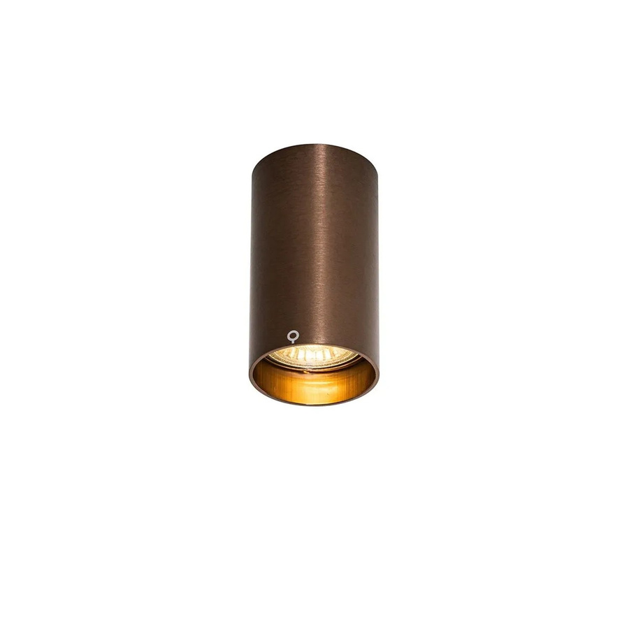 QAZQA Moderner Deckenstrahler Tuba in Dunkelbronze, dimmbar, GU10, Aluminium - Bild 2