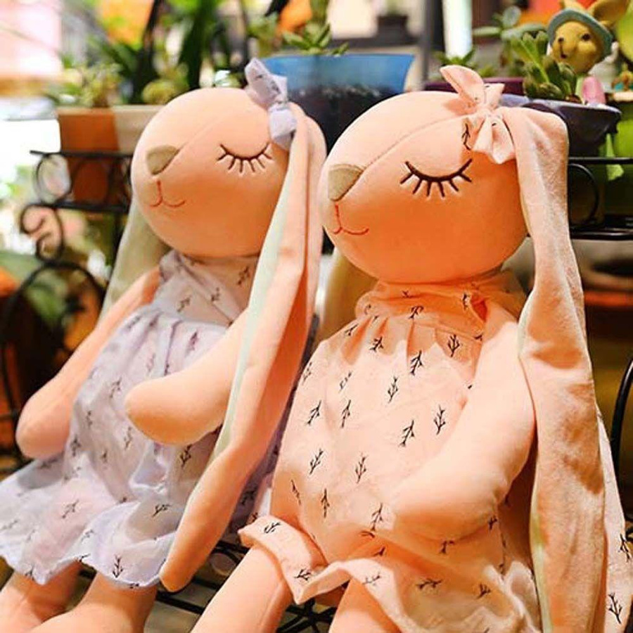 Bai Fen Bai Toys Plüschtier Hase rosa 35cm - Bild 2